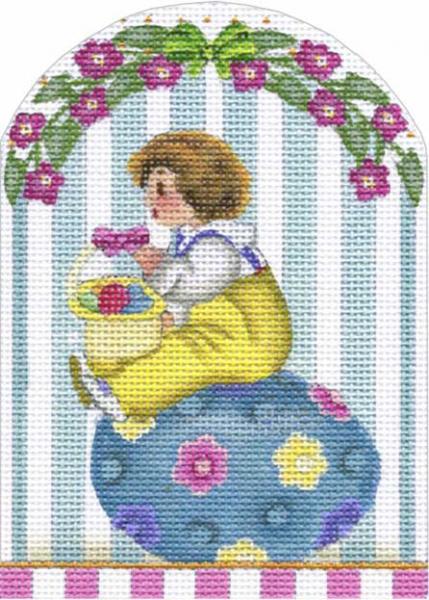 Melissa Shirley Designs Big Egg Boy 18m MS Needlepoint Canvas