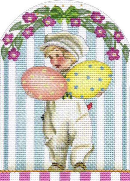 Melissa Shirley Designs 2 Egg Boy 18m MS Needlepoint Canvas