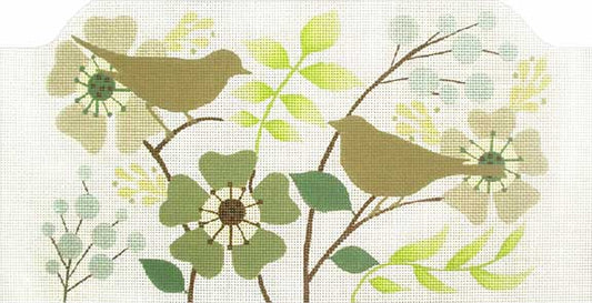 Melissa Shirley Designs Brown Bird Needlepoint Canvas