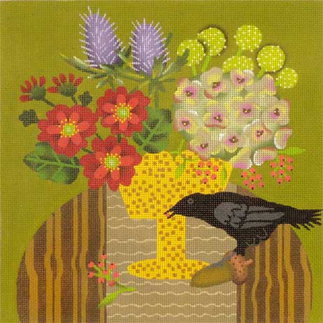 Melissa Shirley Designs Autumn Table MS Needlepoint Canvas