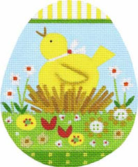 Melissa Shirley Designs Chick Egg MS Needlepoint Canvas