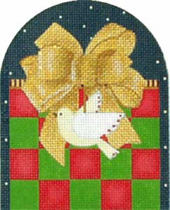 Melissa Shirley Designs Bird Gift Box MS Needlepoint Canvas