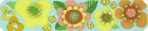 Melissa Shirley Designs Citrus Garden Bracelet Needlepoint Canvas
