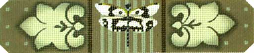 Melissa Shirley Designs Black Dragonfly Bracelet Needlepoint Canvas