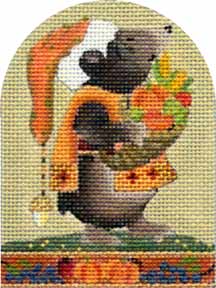 Melissa Shirley Designs Autumn Mole MS Needlepoint Canvas