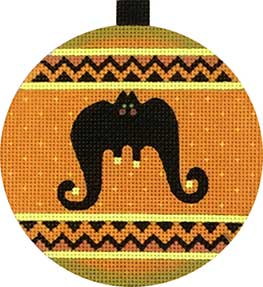 Melissa Shirley Designs Bat Ornament MS Needlepoint Canvas