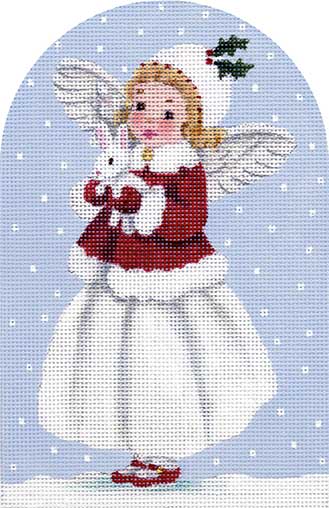 Melissa Shirley Designs Angel With Bunny MS Needlepoint Canvas