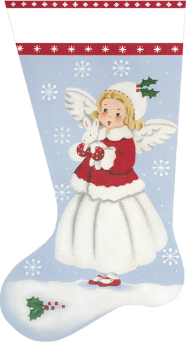 Melissa Shirley Designs Bunny Angel MS Needlepoint Canvas