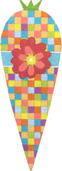 Melissa Shirley Designs Checkered Carrot MS Needlepoint Canvas