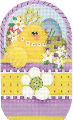 Melissa Shirley Designs Chick Basket MS Needlepoint Canvas