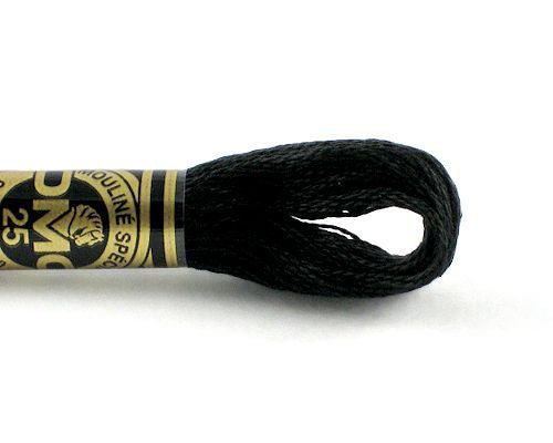 DMC Embroidery Floss - 0310 Black