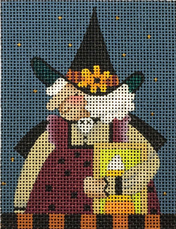 Melissa Shirley Designs Book Witch MS Needlepoint Canvas