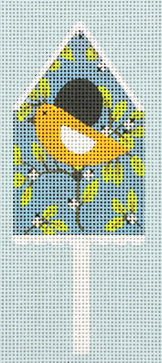 Melissa Shirley Designs Ckbook Insert-Blue Birdhs MS Needlepoint Canvas