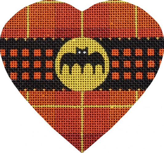 Melissa Shirley Designs Bat Heart MS Needlepoint Canvas