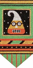 Melissa Shirley Designs Candy Corn Mini-Banner Needlepoint Canvas