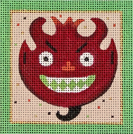 Melissa Shirley Designs Devil Square MS Needlepoint Canvas