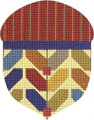 Melissa Shirley Designs Colored Leaf Acorn MS Needlepoint Canvas