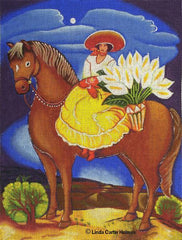 Melissa Shirley Designs Callas Bareback MS Needlepoint Canvas