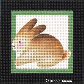 Melissa Shirley Designs Bunny Ornament MS Needlepoint Canvas