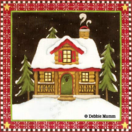 Melissa Shirley Designs Bear Lodge MS Needlepoint Canvas