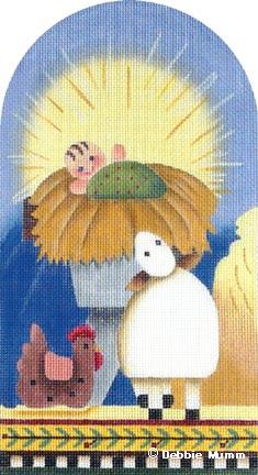 Melissa Shirley Designs Baby Jesus MS Needlepoint Canvas