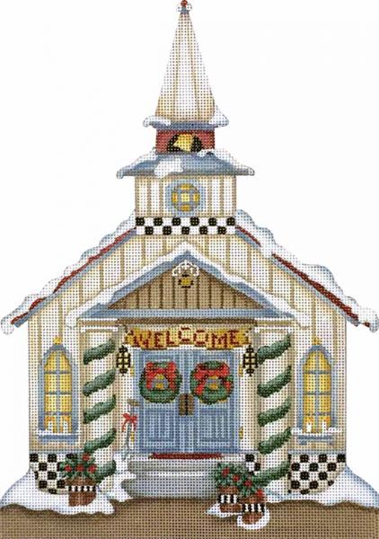 Melissa Shirley Designs Church MS Needlepoint Canvas