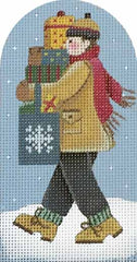 Melissa Shirley Designs Christmas Shopper MS Needlepoint Canvas