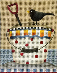 Melissa Shirley Designs Beach Pail MS Needlepoint Canvas