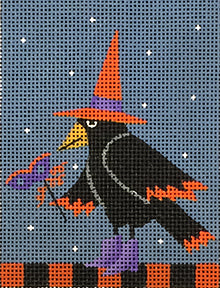 Melissa Shirley Designs Crow MS Needlepoint Canvas