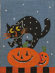 Melissa Shirley Designs Cat & Jack MS Needlepoint Canvas
