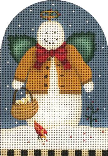 Melissa Shirley Designs Debbie Mumm Angel Snowman Needlepoint Canvas