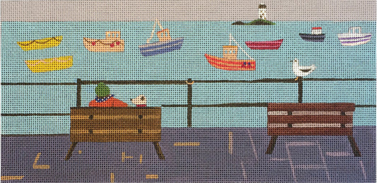 Melissa Shirley Designs Boats MS Needlepoint Canvas