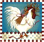 Melissa Shirley Designs Cherry Wheat 5X5 MS Needlepoint Canvas