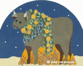 Melissa Shirley Designs Cow MS Needlepoint Canvas