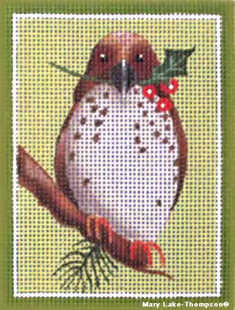 Melissa Shirley Designs Bird MS Needlepoint Canvas