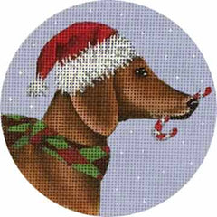 Melissa Shirley Designs Dachsund MS Needlepoint Canvas