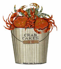 Melissa Shirley Designs Crab Cakes MS Needlepoint Canvas