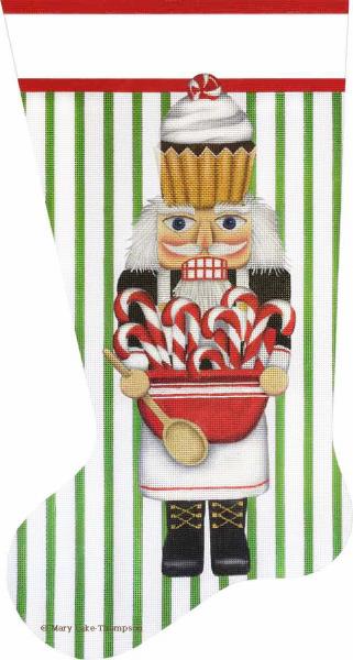 Melissa Shirley Designs Cook Nutcracker Stocking Needlepoint Canvas