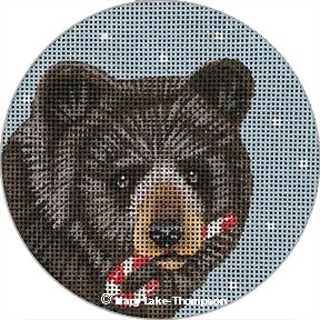 Melissa Shirley Designs Bear Needlepoint Canvas