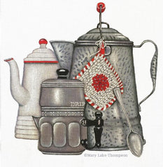 Melissa Shirley Designs Coffee Pots MS Needlepoint Canvas