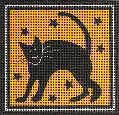 Melissa Shirley Designs Black Cat MS Needlepoint Canvas