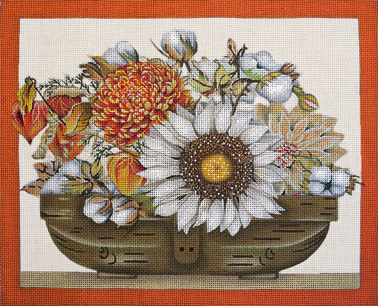 Melissa Shirley Designs Cotton Bouquet MS Needlepoint Canvas