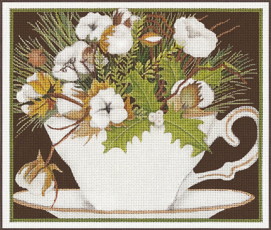 Melissa Shirley Designs Cotton Cup MS Needlepoint Canvas