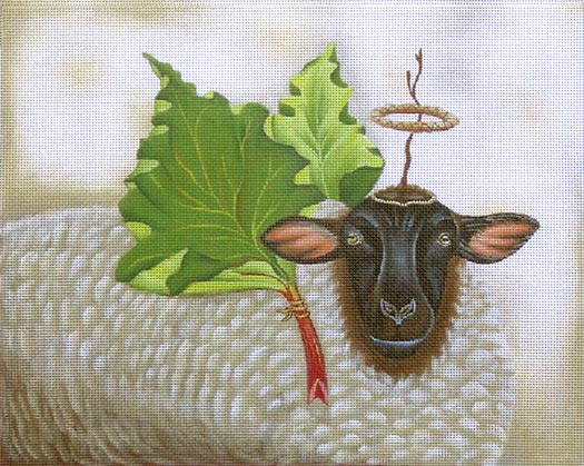 Melissa Shirley Designs Angel Ruby MS Needlepoint Canvas