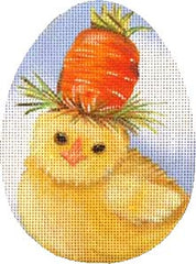 Melissa Shirley Designs Carrot Chick MS Needlepoint Canvas