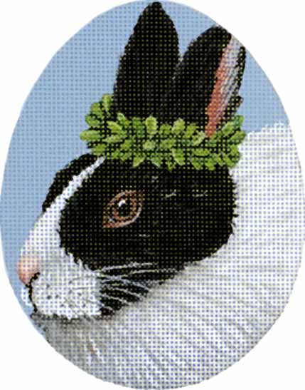 Melissa Shirley Designs Bess The Bun MS Needlepoint Canvas