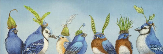 Melissa Shirley Designs Birds Of Blue MS Needlepoint Canvas