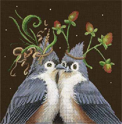 Melissa Shirley Designs A Simple Kiss MS Needlepoint Canvas