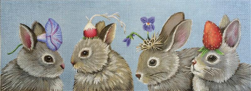Melissa Shirley Designs Bunnies MS Needlepoint Canvas