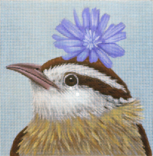 Melissa Shirley Designs Carolina Wren MS Needlepoint Canvas